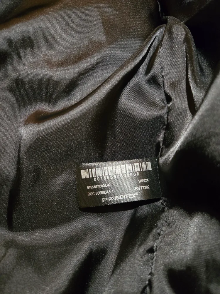 Zara Black Puffer Jacket Size L image indicator(6)