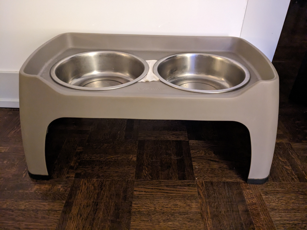Top Paw Elevated Double Diner