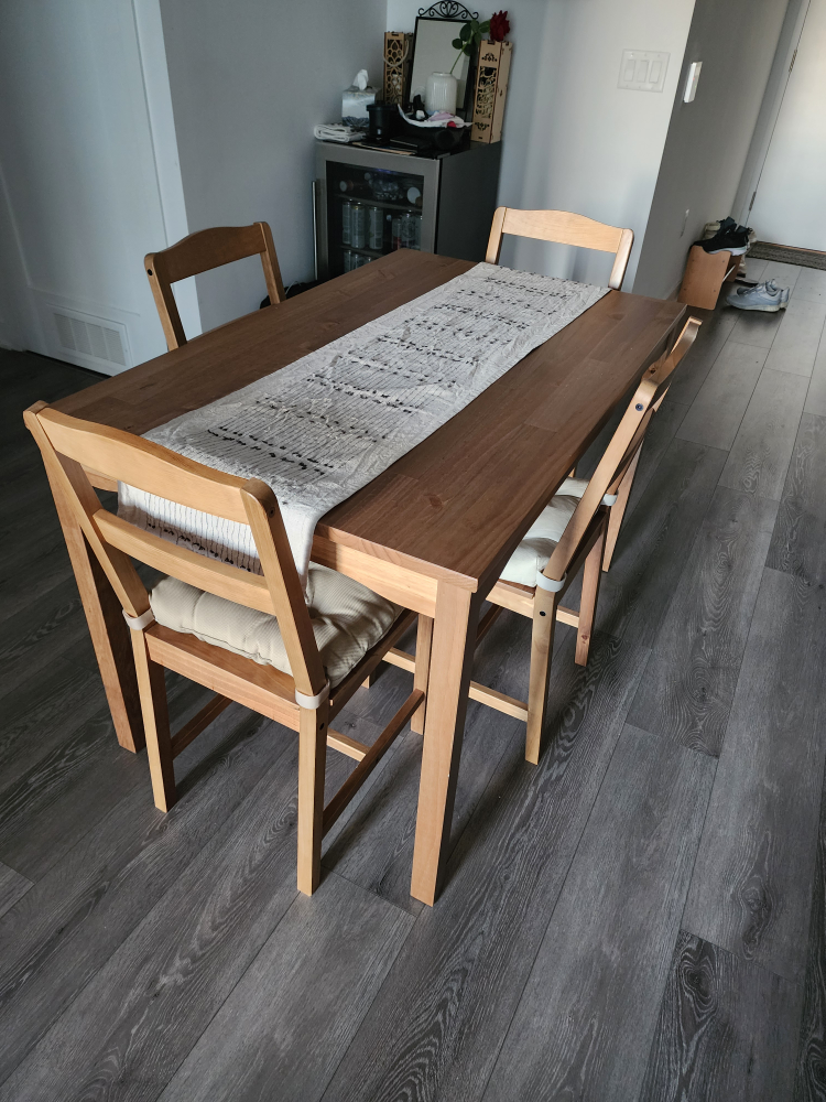 IKEA Hemnes 3-Drawer Chest & Dining Table with 4 Chairs - photo 5