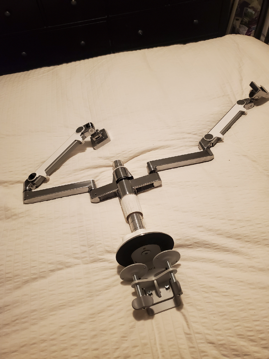 Humanspace Dual Monitor Desk mount