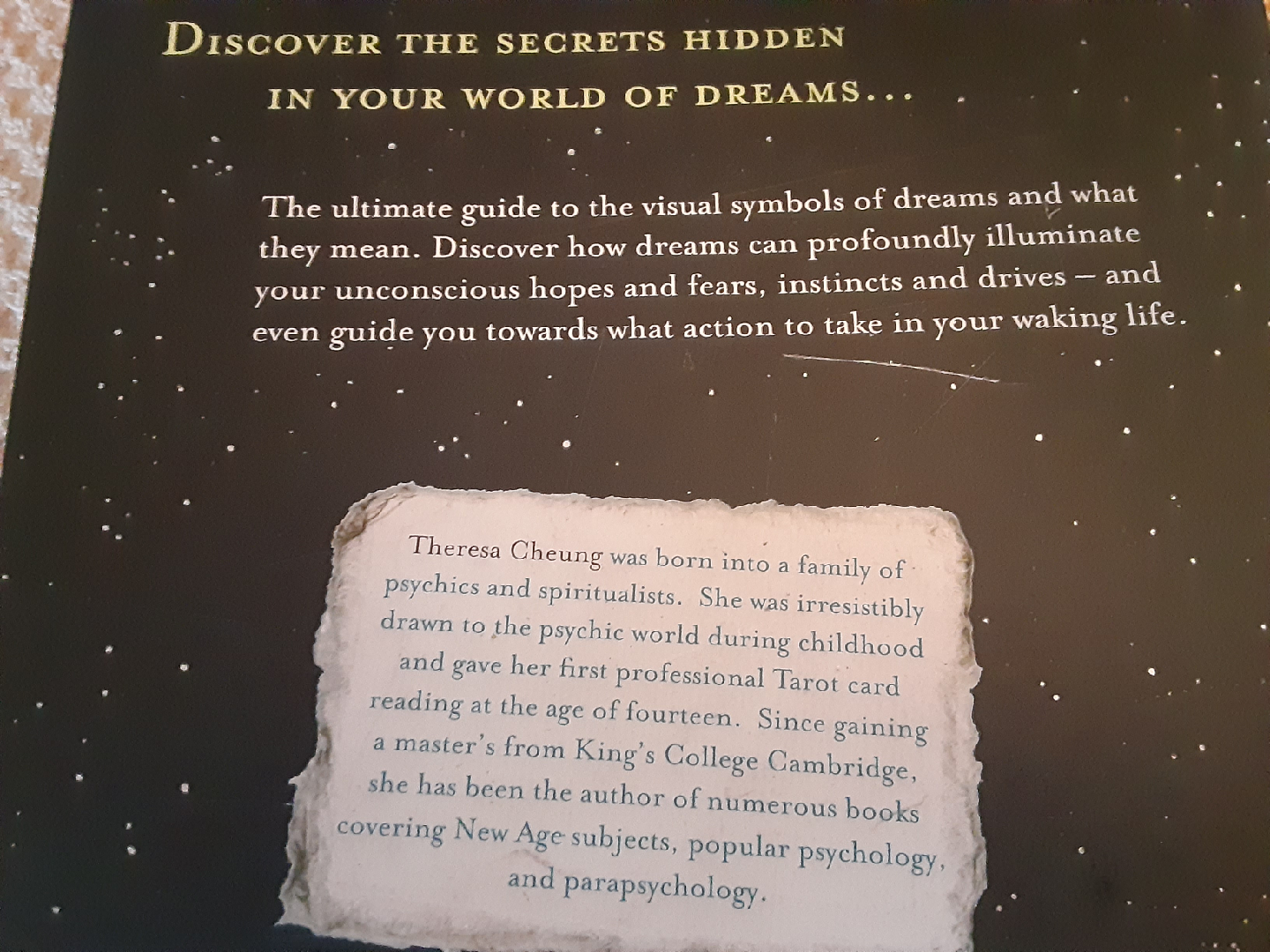 The Element Encyclopedia of 20,000 Dreams by Theresa Cheung - photo 2