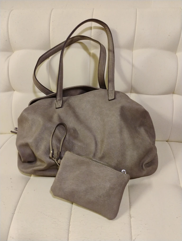 Large Pouch Bag with matching Coin purse