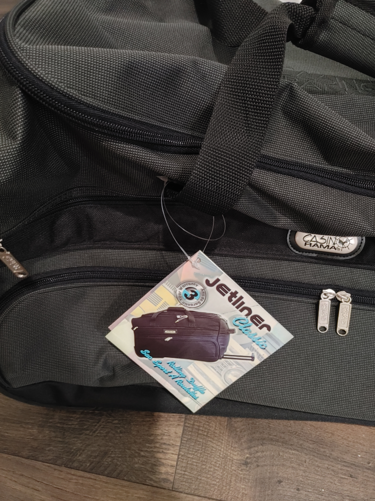 🧡BRAND NEW! LARGE ROLLING TRAVEL DUFFLE BAG & HANDLE - photo 2