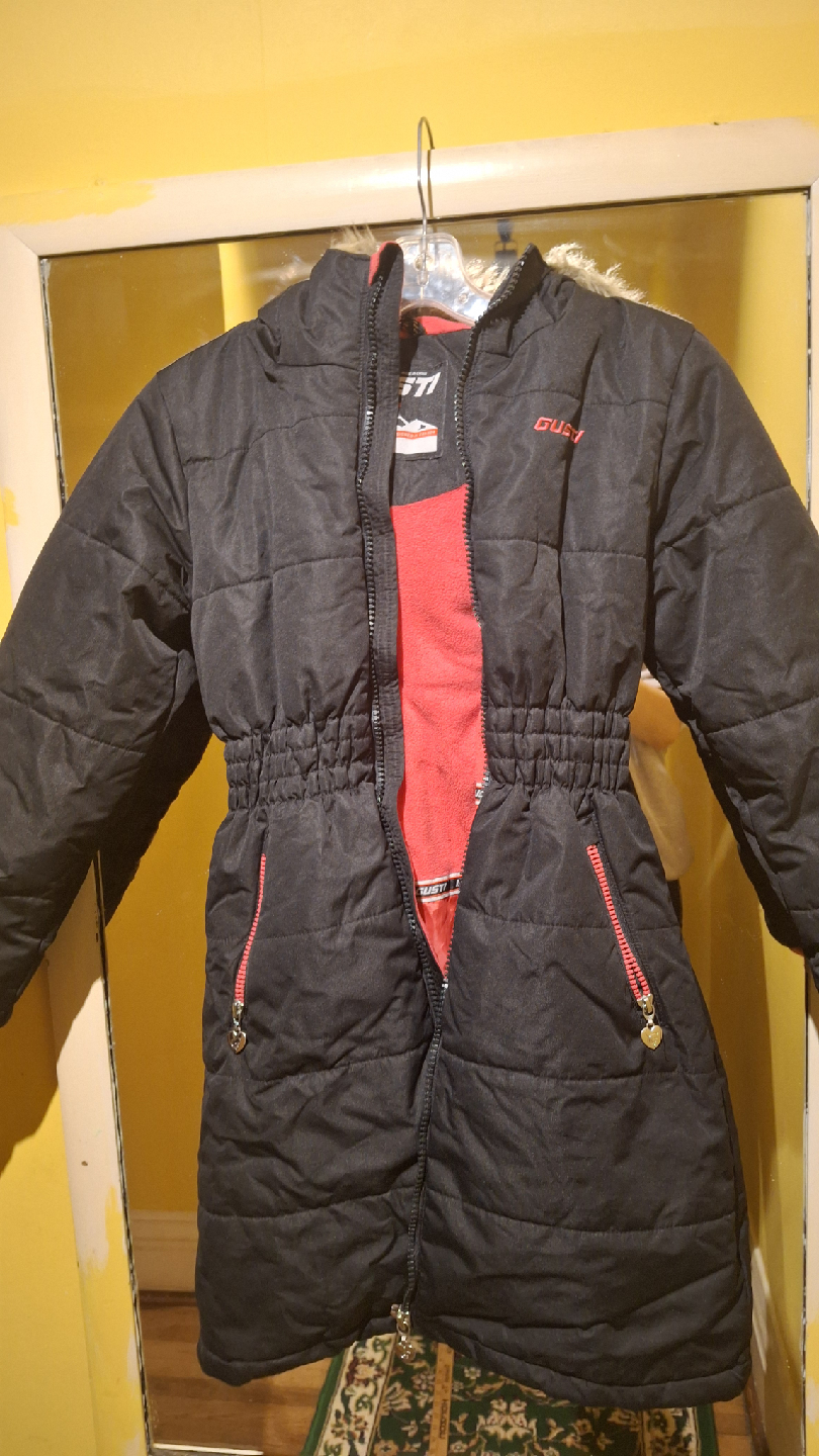 Gusti Black Winter Jacket - Size 7 - photo 2