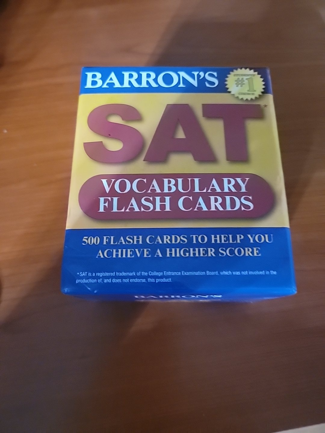 Barron's SAT Vocabulary Flash Cards - New