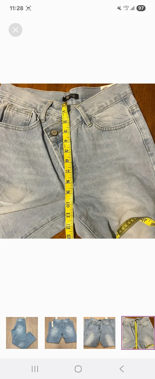 Potili Asymmetrical Straight Leg Jeans NEW size 4 image indicator(6)