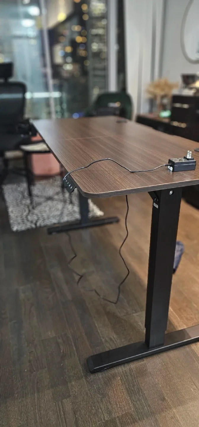 Adjustable Standing Desk - Brown & Black image indicator(5)
