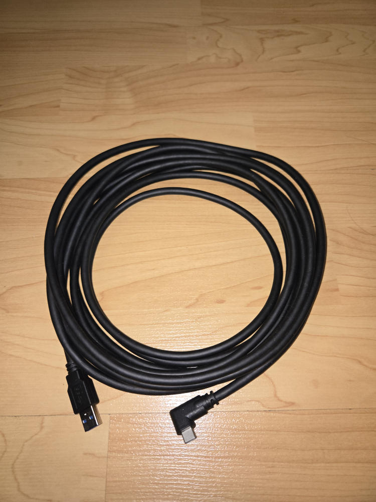 USB-A to USB-C Cable - Black