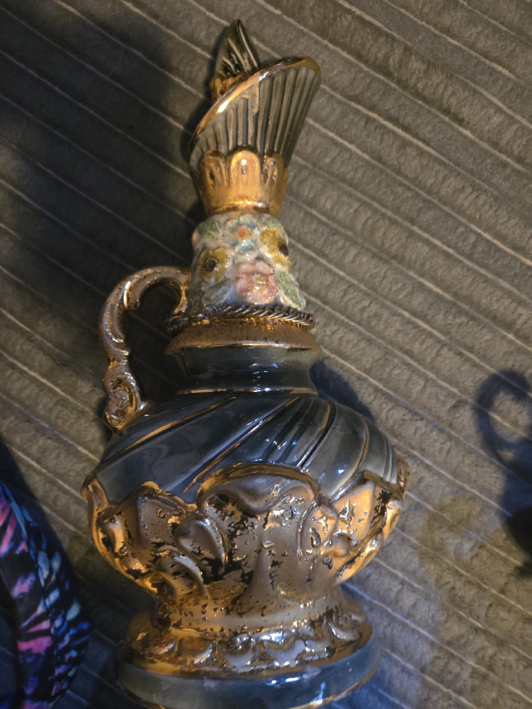 Vintage Decorative Floral Pitcher - photo 2