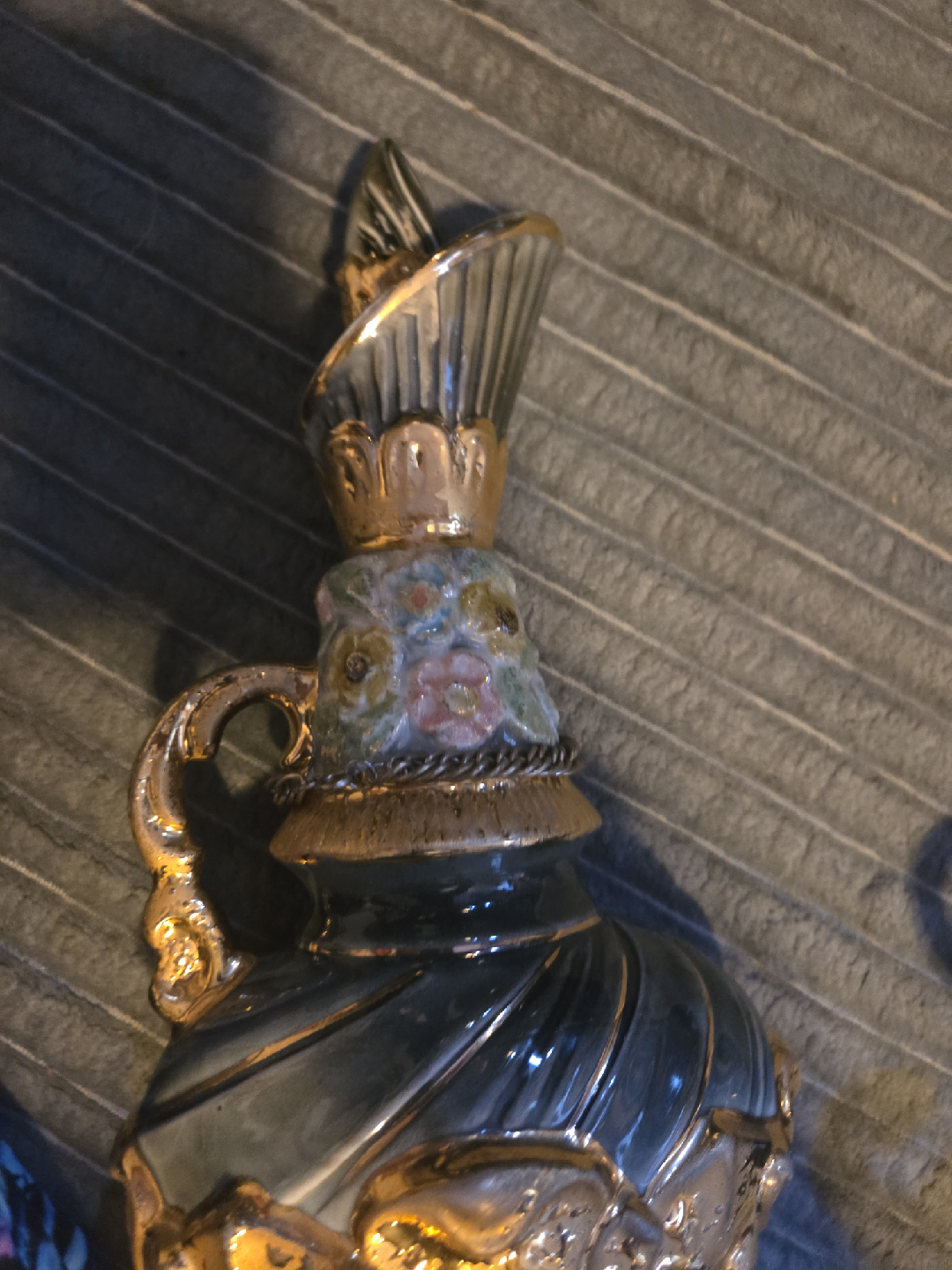 Vintage Decorative Floral Pitcher - photo 4