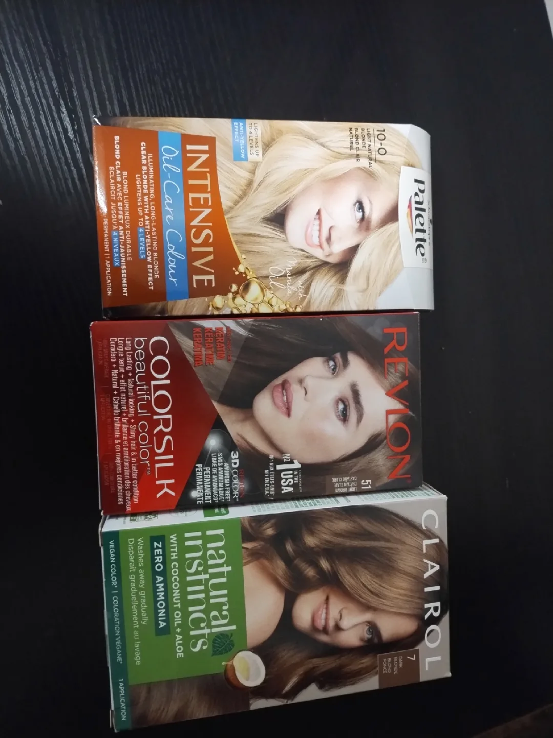 Hair Dye Lot: Palette, Revlon, Clairol thumbnail