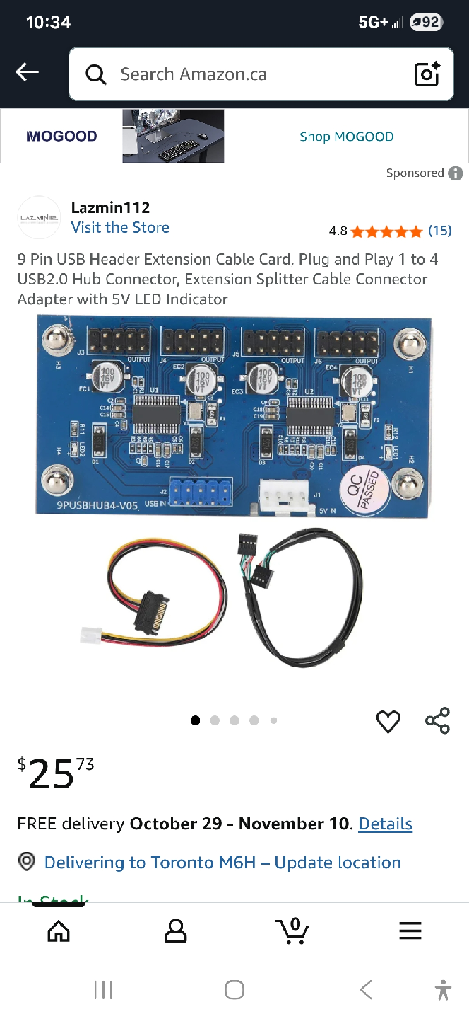 9pin ext cable card - photo 2