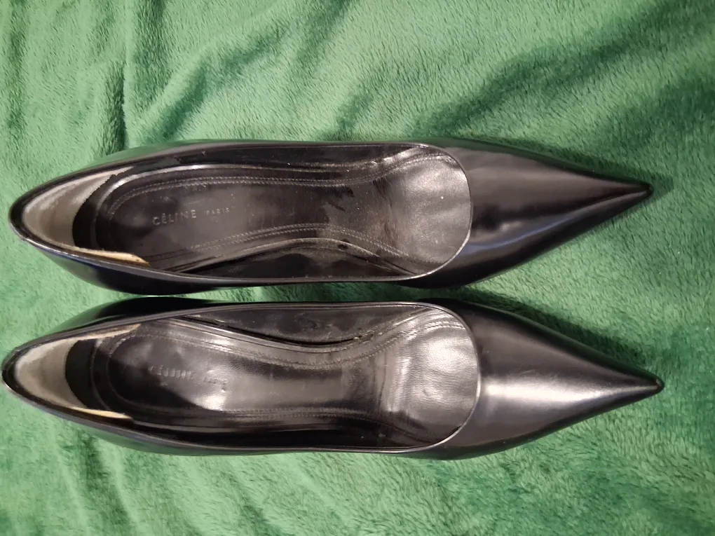 Celine Paris Black Heels - Size 36 image indicator(7)