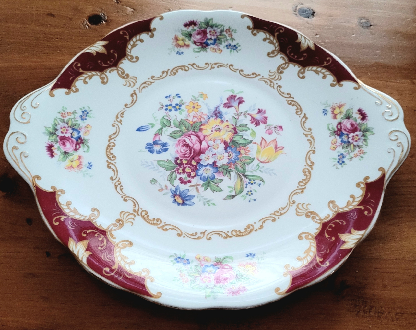 Royal Albert Canterbury Pattern 9" Cake Plate - photo 2