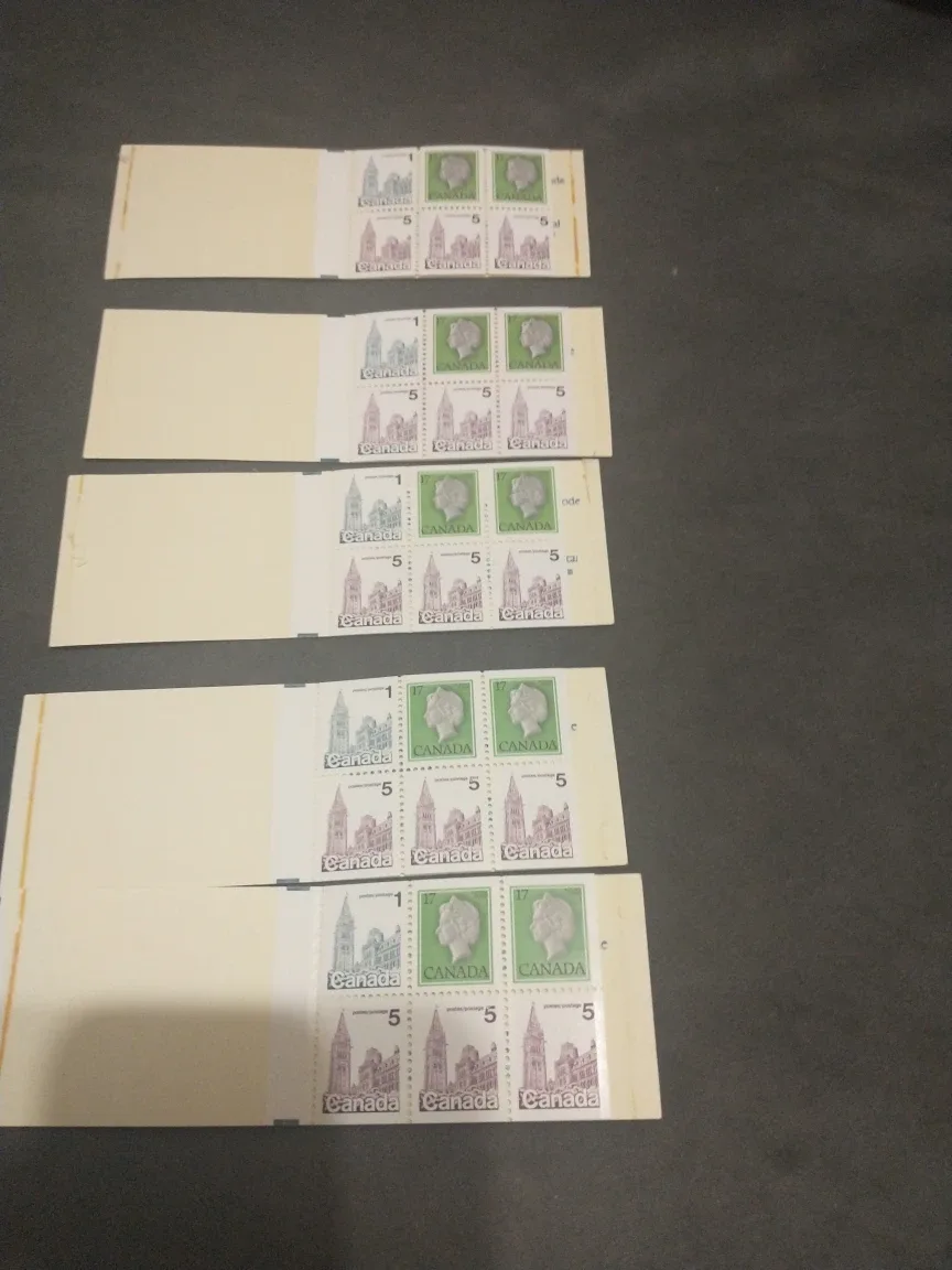 1979 Canada 50 cents booklets x5 image indicator(2)