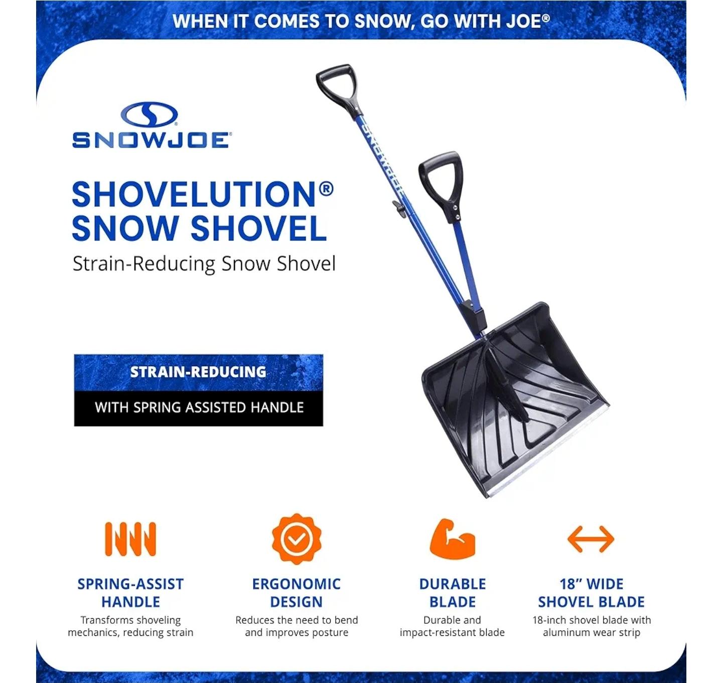 Snow Joe Shovelution Snow Shovel - photo 3