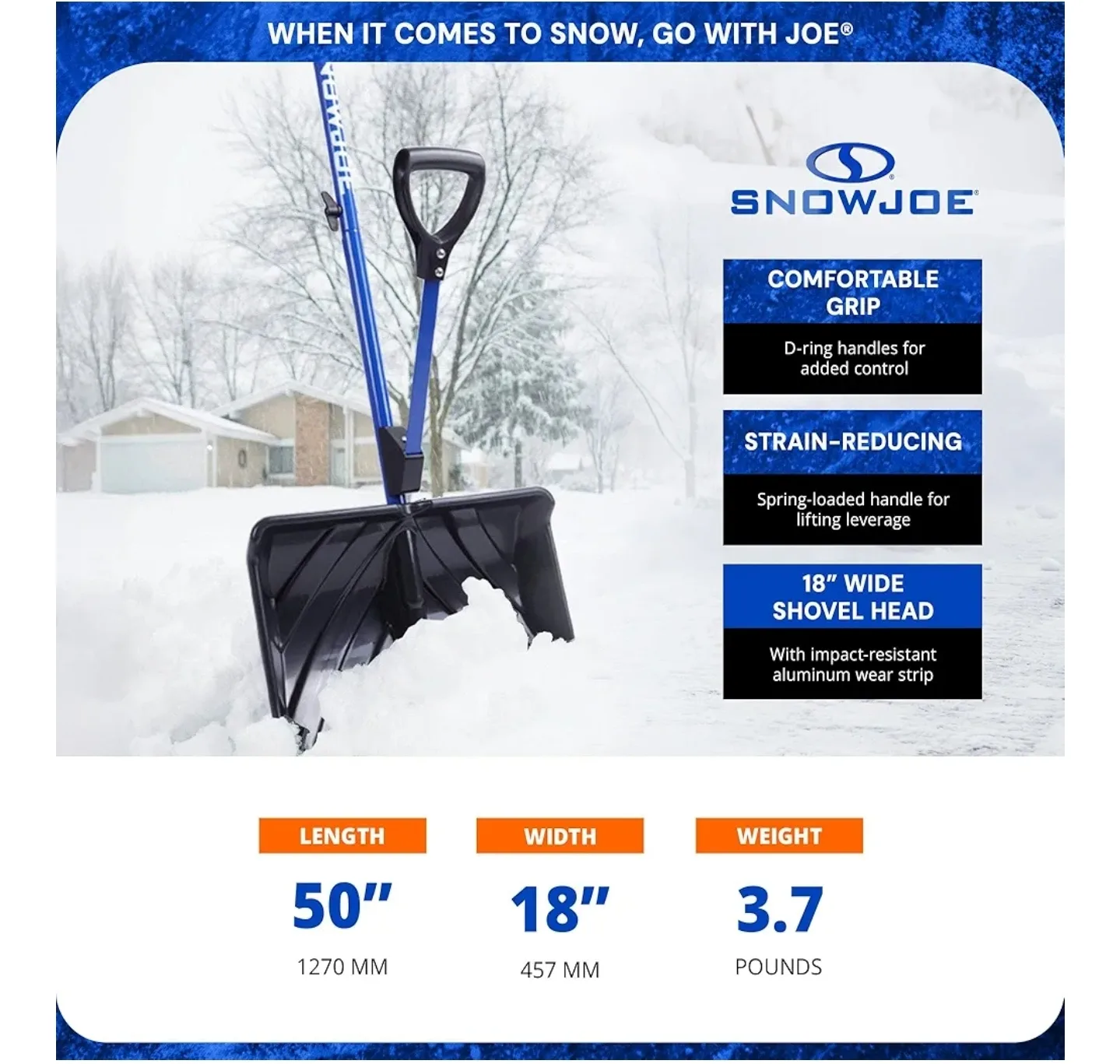 Snow Joe Shovelution Snow Shovel image indicator(4)