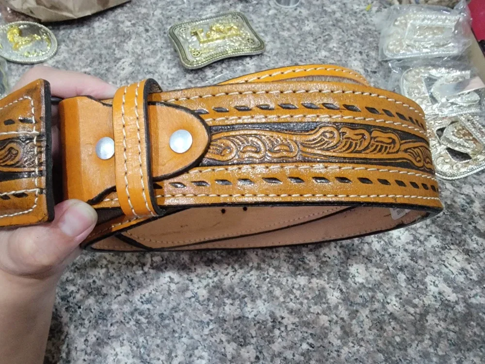Handmade Leather Belt image indicator(4)