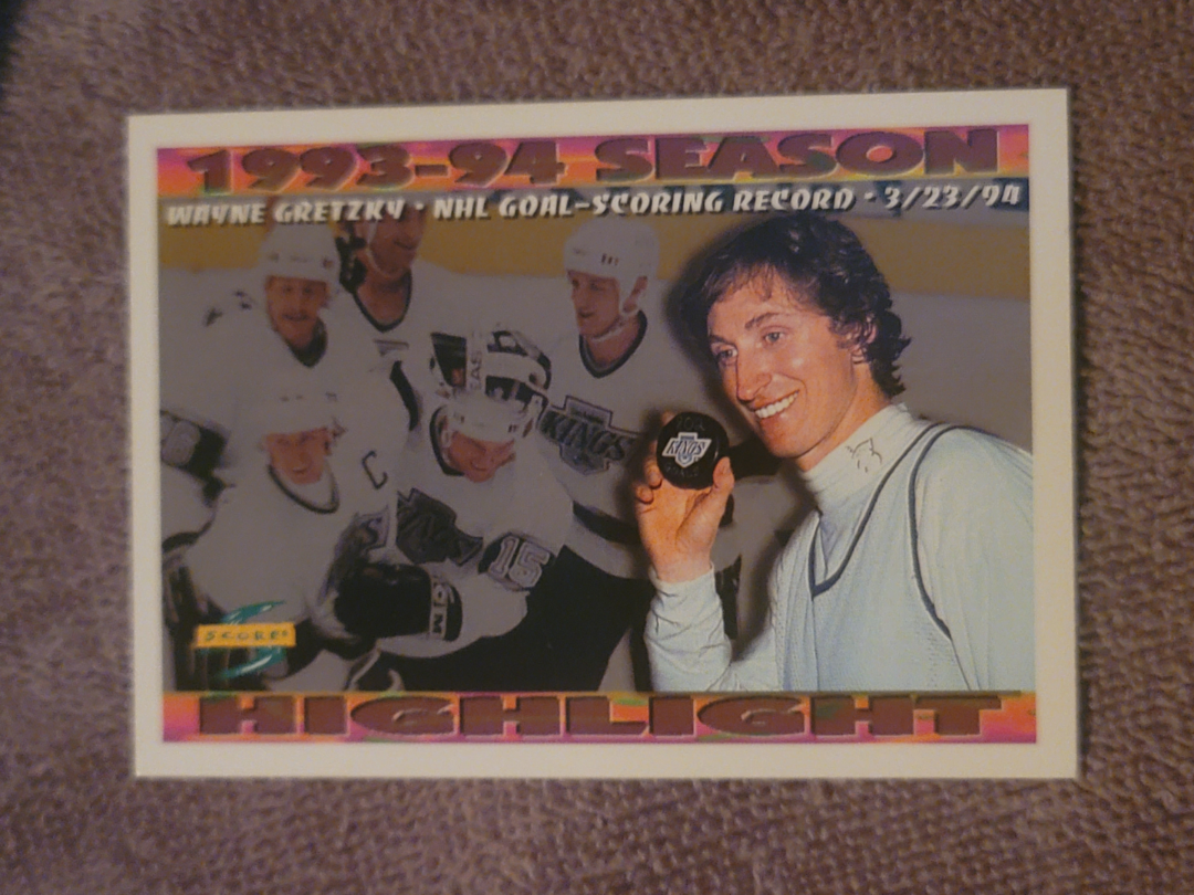 Wayne Gretzky 1993-94 Pinnacle Hockey Card