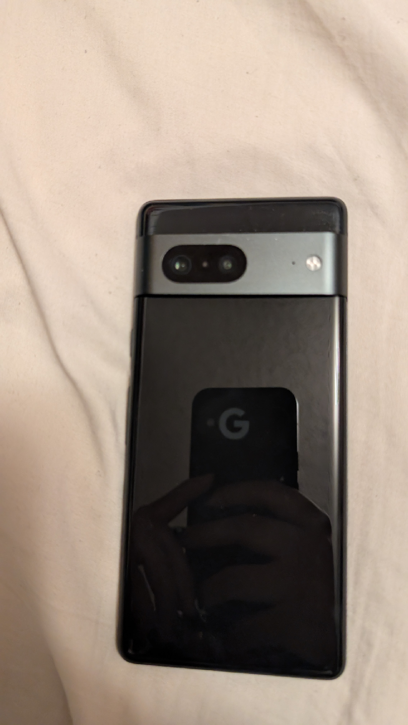 Black Google Pixel 7 Phone 128GB 5G, good condition - photo 3