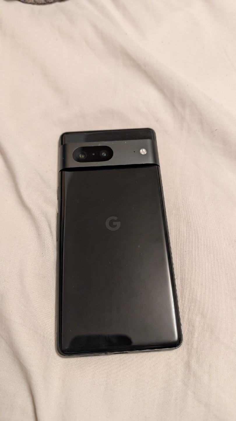 Black Google Pixel 7 Phone 128GB 5G, good condition - photo 4
