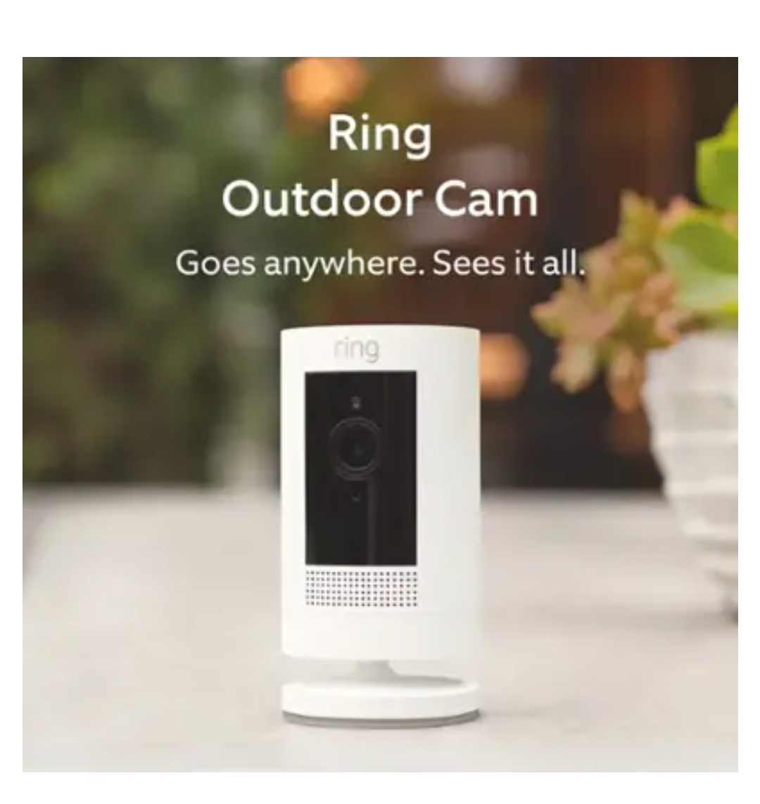 Ring Stick Up Cam Battery - White - photo 2