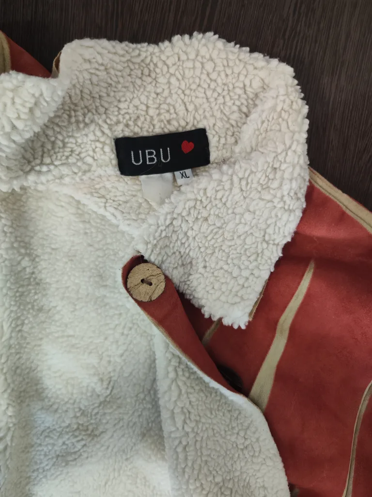 UBU XL Orange Sherpa Lined Jacket image indicator(2)
