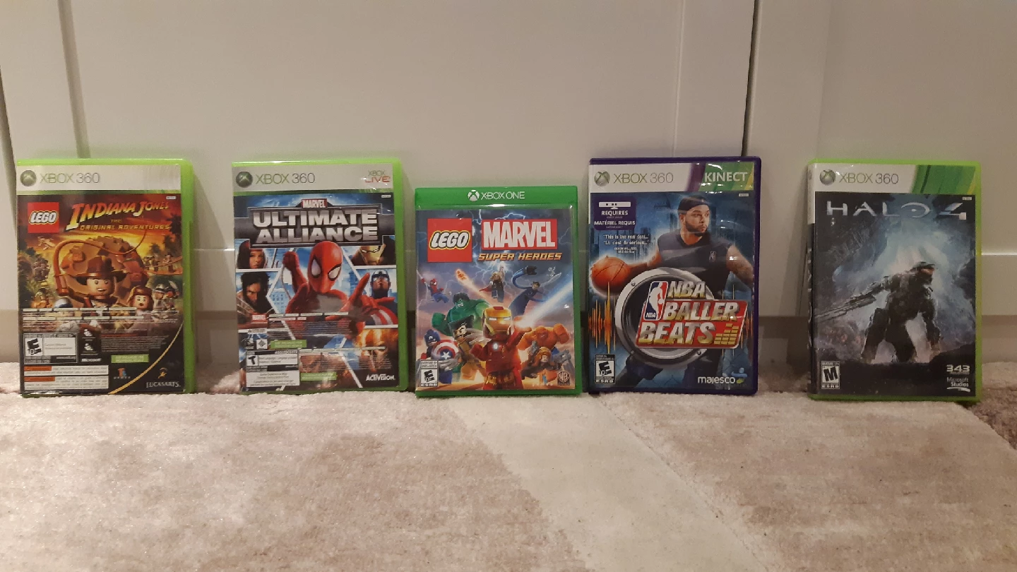 Xbox 360 Games: Forza, Lego Indiana Jones, Kung Fu Panda, etc