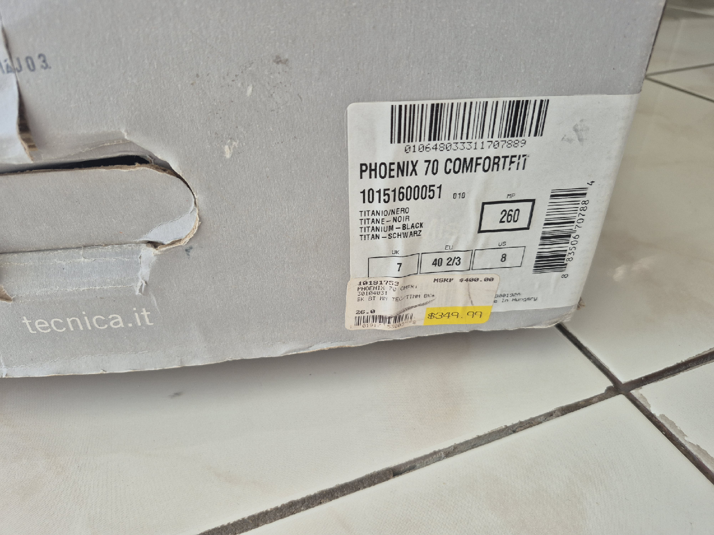 Tecnica Phoenix 70 Comfortfit Ski Boots - Size 8 - photo 2