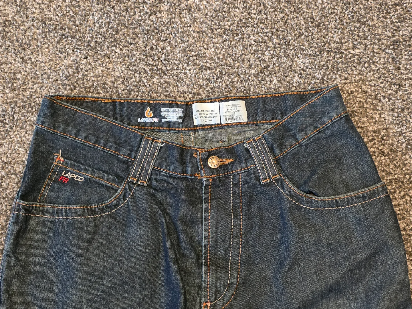 Lapco Men's FR Modern Denim Jeans  32 X 30 image indicator(4)