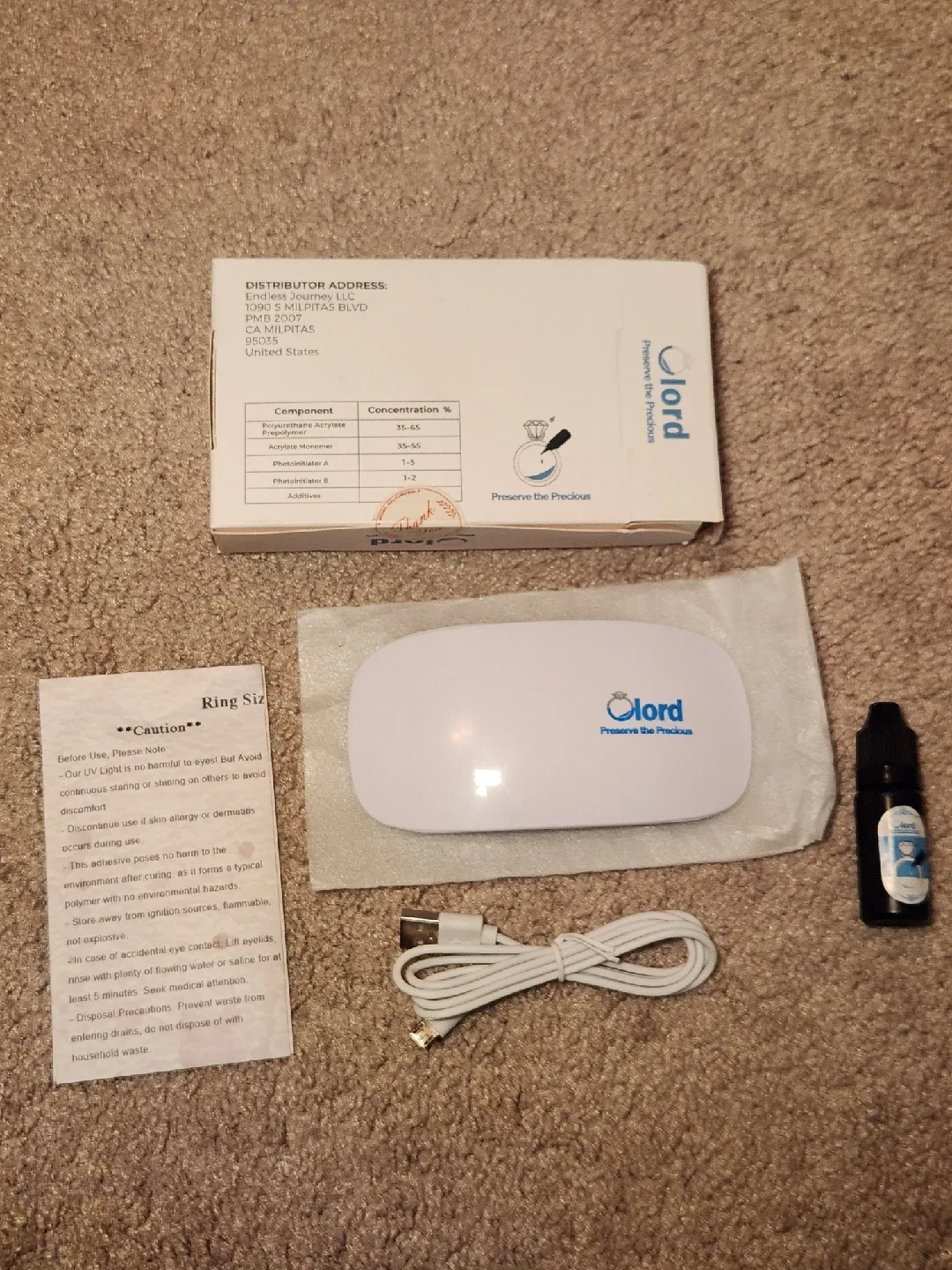 Ring Size Adjuster Kit - New thumbnail