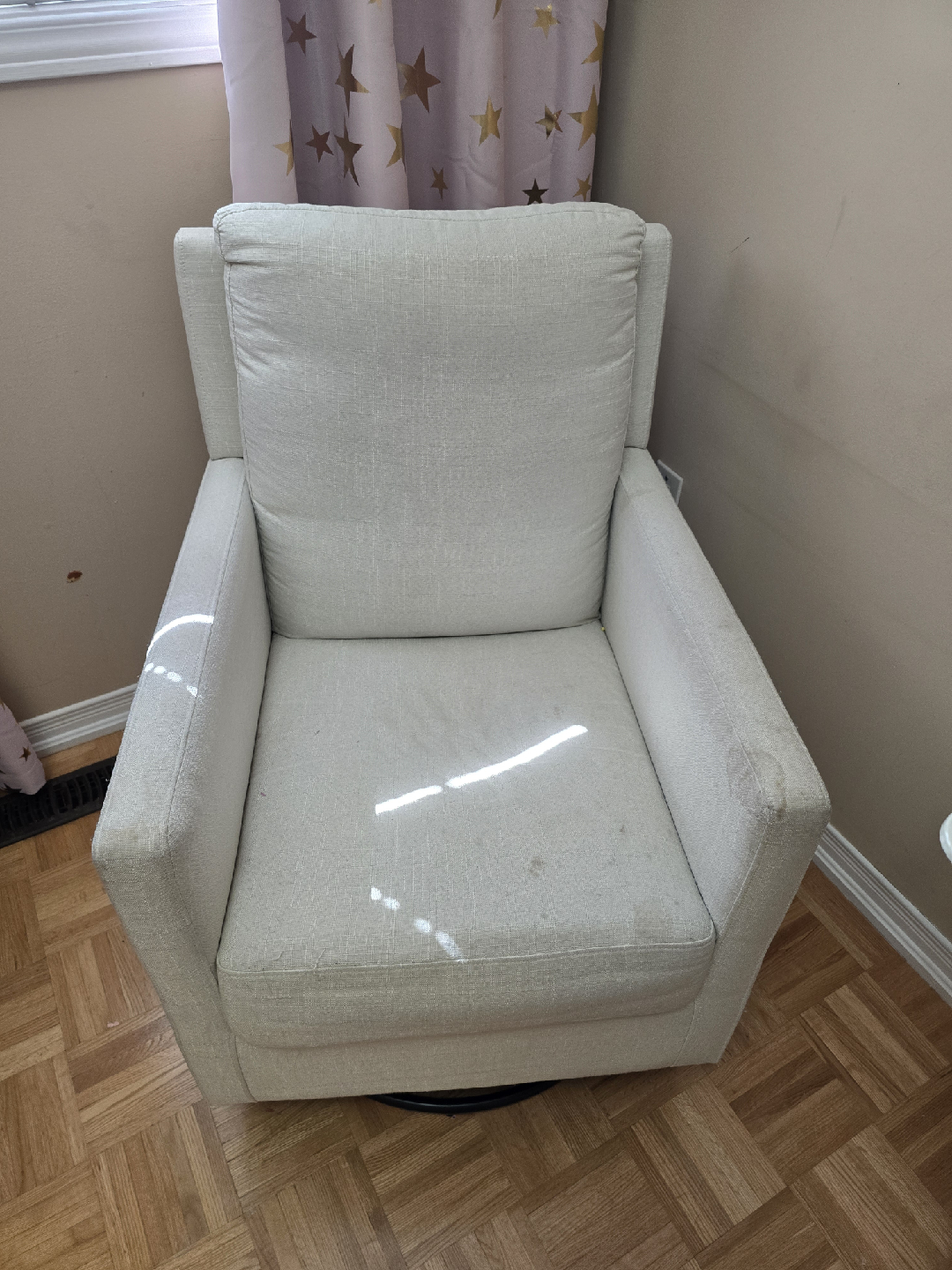 Swivel Armchair - Beige