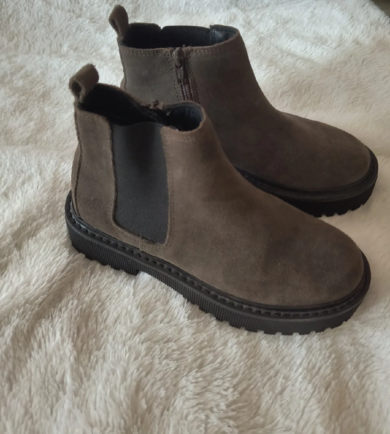 Zara green Ankle Boots Size 31 image indicator(4)