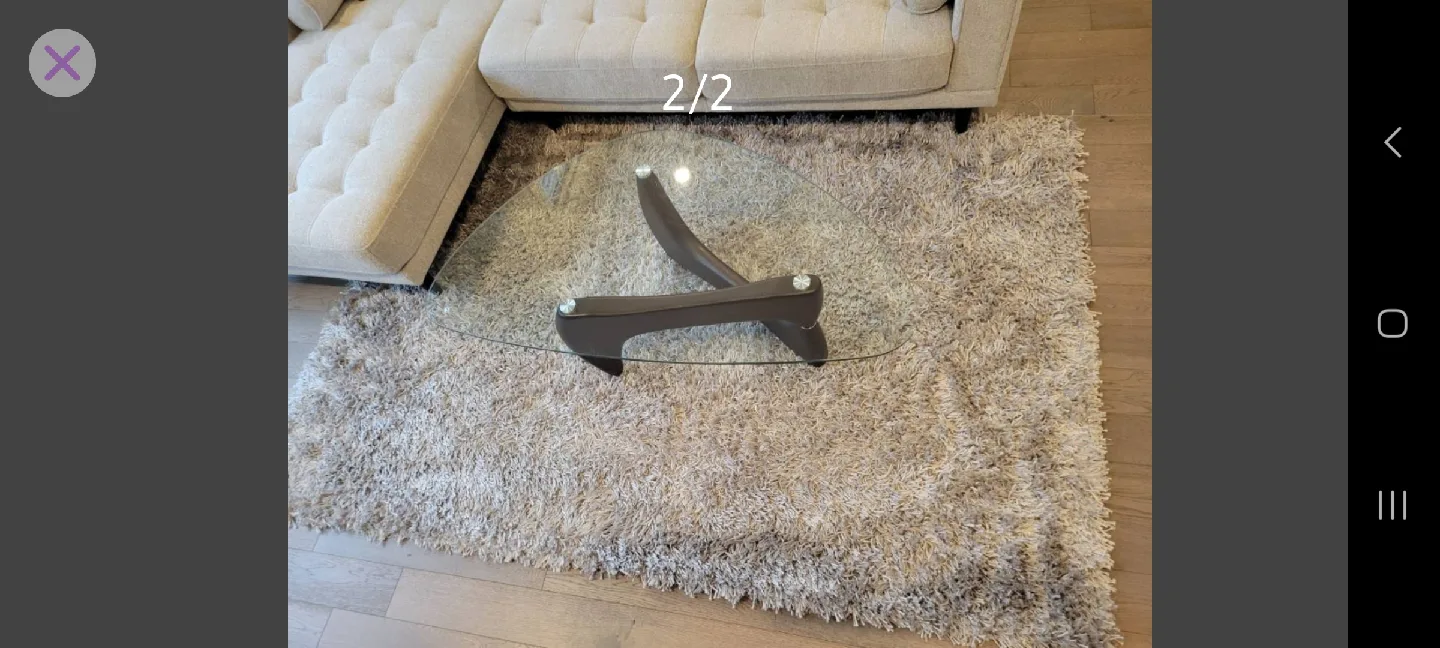 Shag Area Rug - Grey 5x 7.5 image indicator(3)