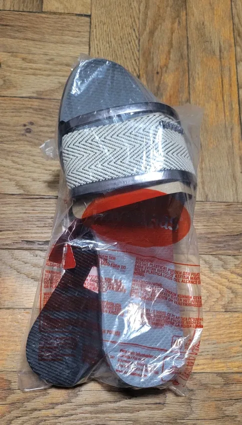 Havaianas Steel Gray Slides - Size 11/12W - New image indicator(4)