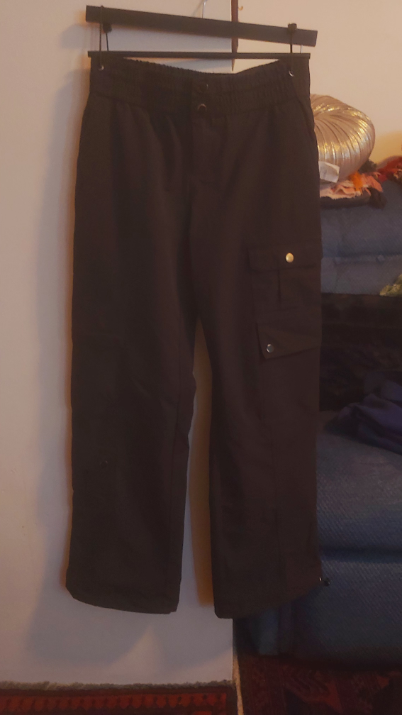 Black cargo pants
