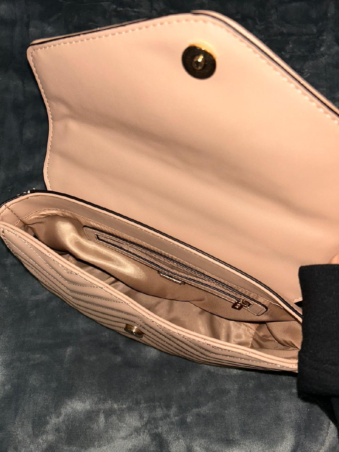 Guess Quilted Shoulder Bag - Light Pink - photo 3