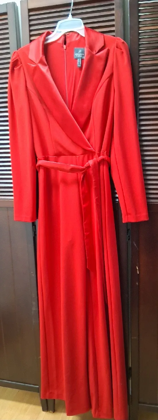 Adrianna Papell Red Dress - Size 8 thumbnail