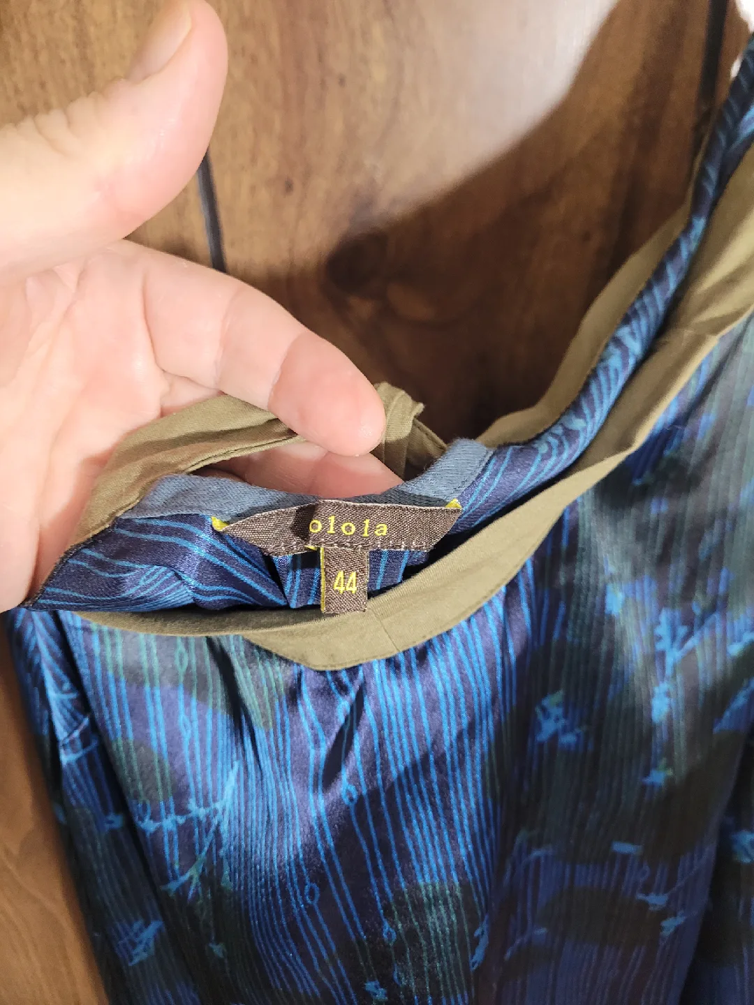 Olola Blue Floral Blouse - Size 44 image indicator(3)