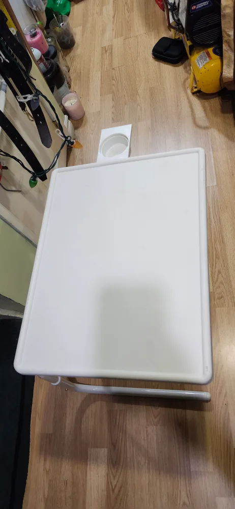 Like new Adjustable 21 " to 30"H. Folding Table image indicator(5)