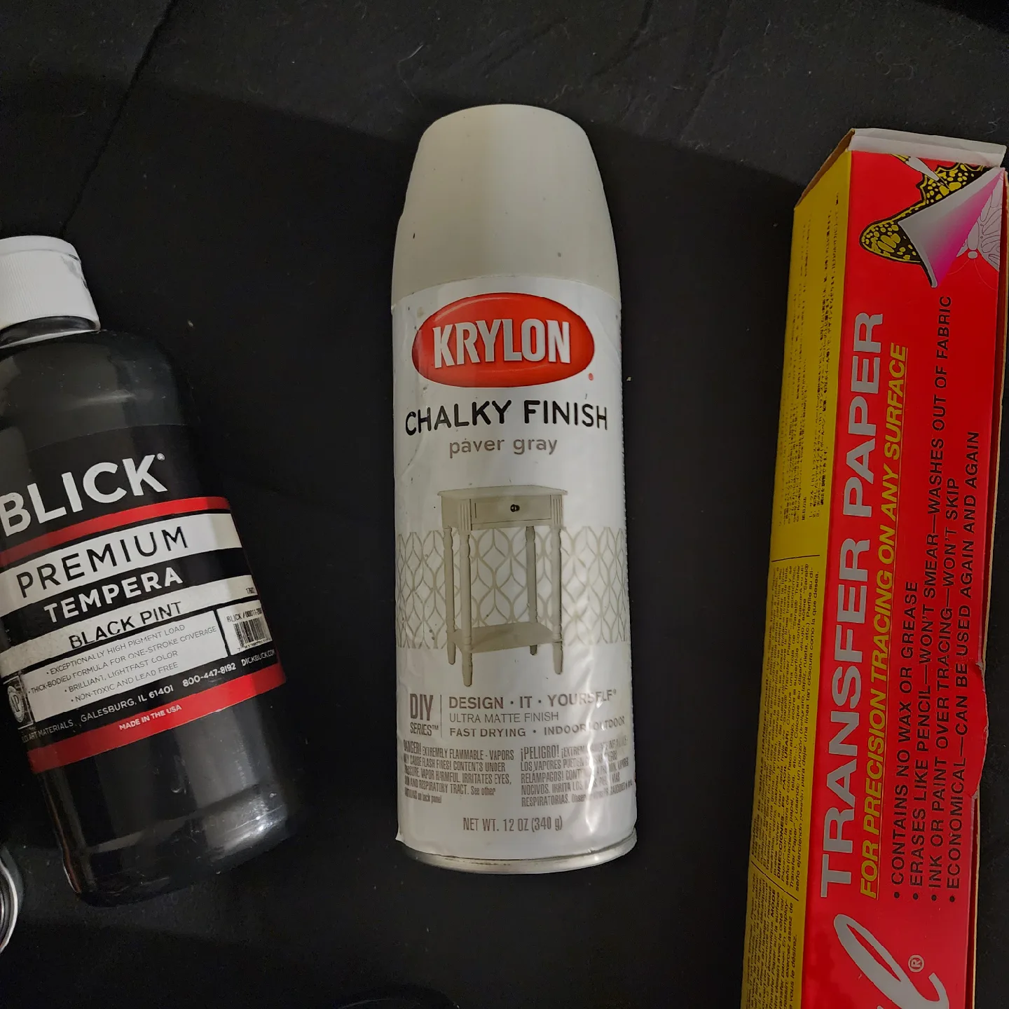 Art Supplies: Ink, Paint, Pencils, Transfer Paper image indicator(7)