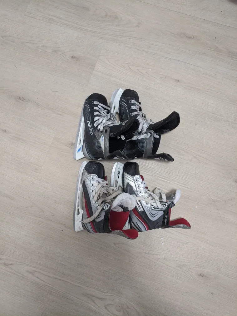 Bauer Vapor & Supreme Ice Skates - Size US 1, 13 thumbnail
