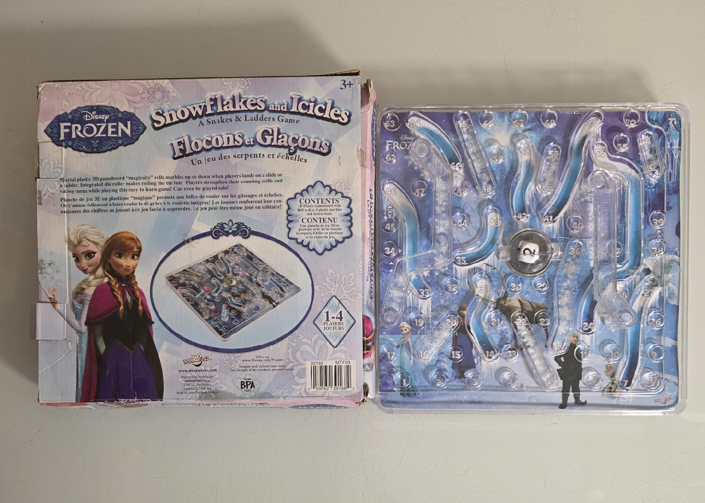 Disney Frozen Monopoly Junior & Snowflakes and Icicles Game - photo 3