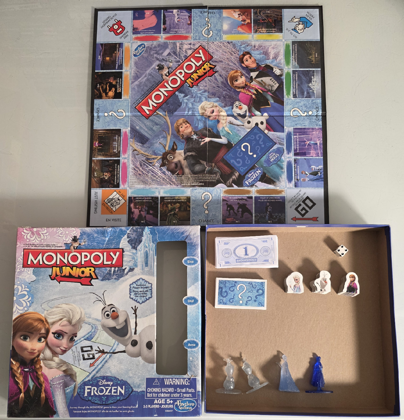 Disney Frozen Monopoly Junior & Snowflakes and Icicles Game - photo 5