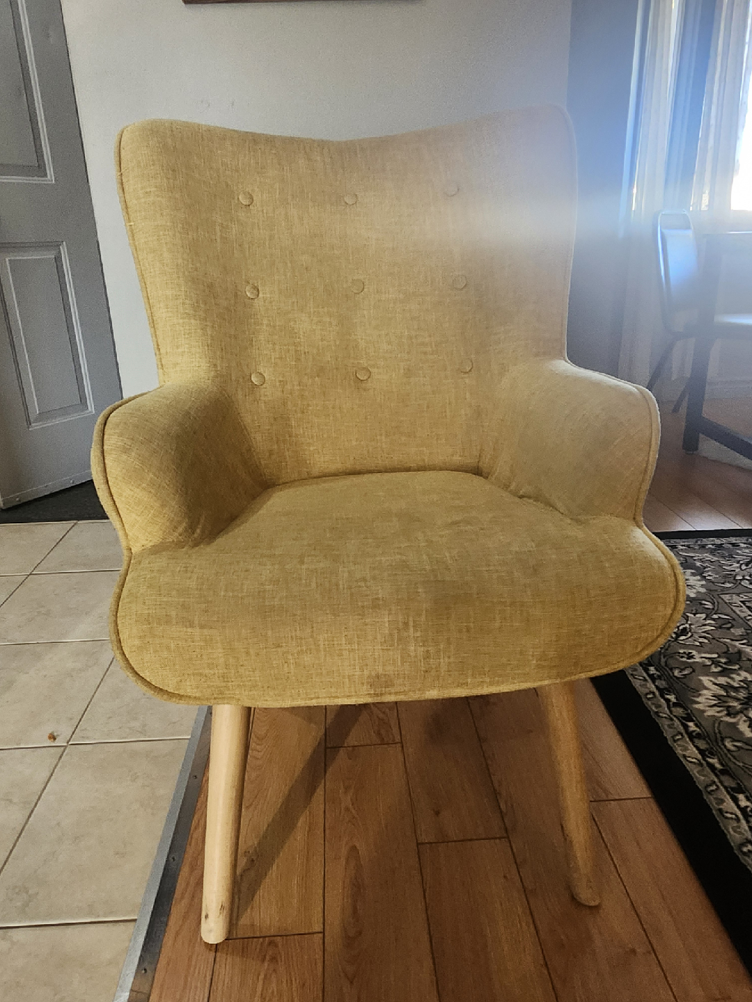 Yellow Accent Chair - photo 2