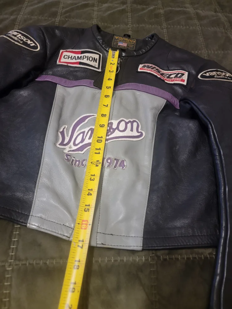 Vanson Leather Racing Jacket image indicator(4)