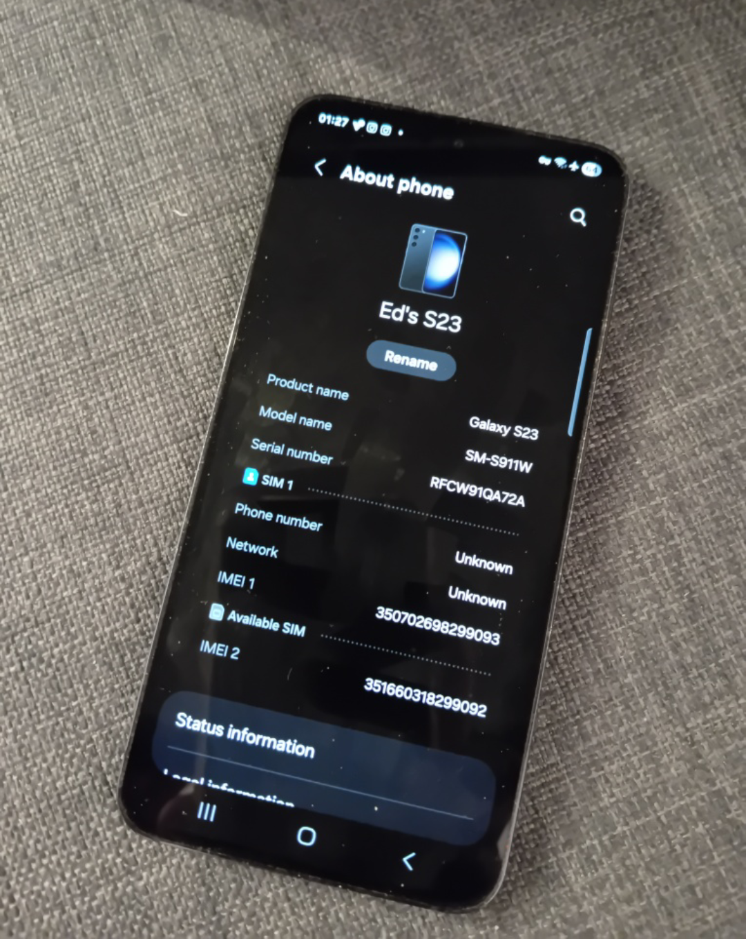 Samsung Galaxy S23 5G 128GB Phantom Black - photo 3