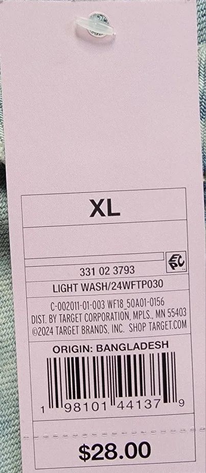 Wild Fable Light Wash Denim Shirt - XL New with tags image indicator(2)