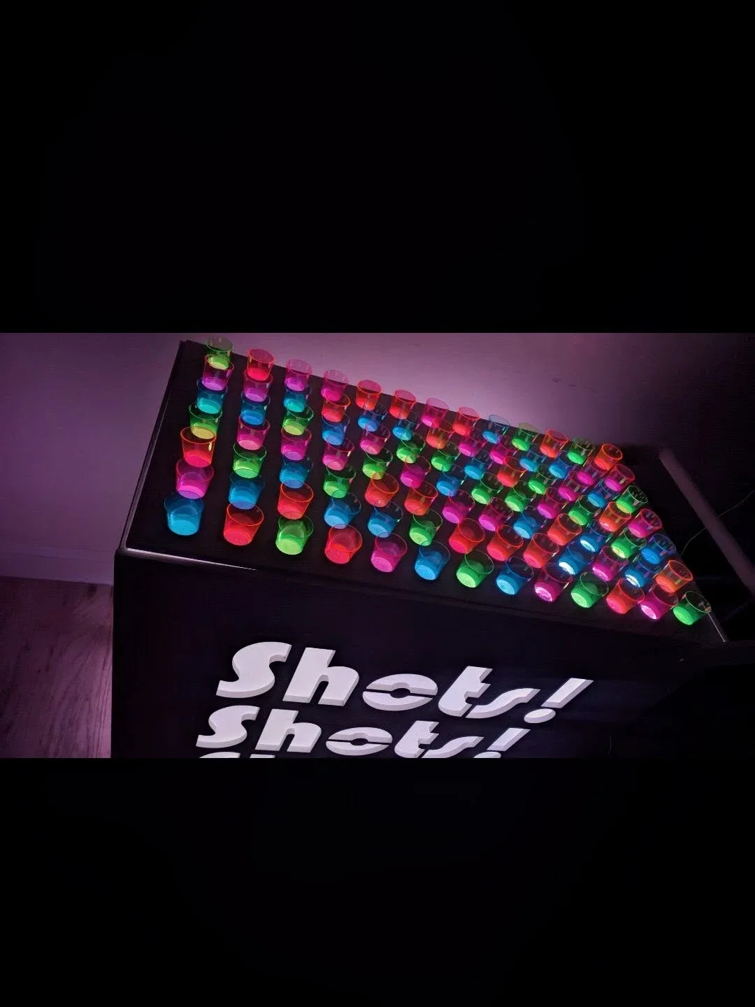 Custom LED Lighted Shot Glass Display Case image indicator(3)