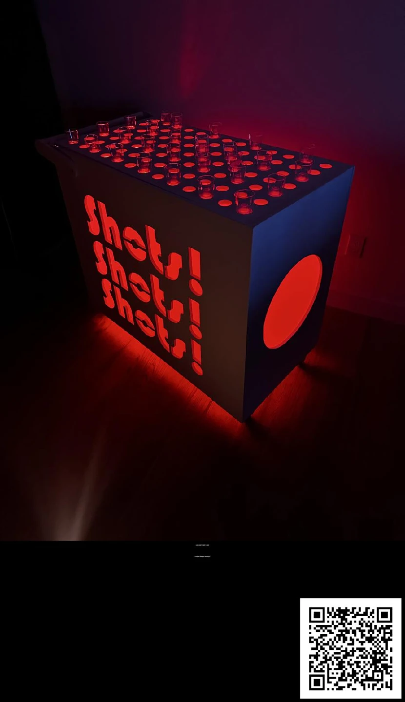 Custom LED Lighted Shot Glass Display Case - photo 5